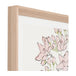 Spring Flower Woodblock Pink Print