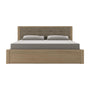 Circa King Bed With Fabric Headboard - Oak