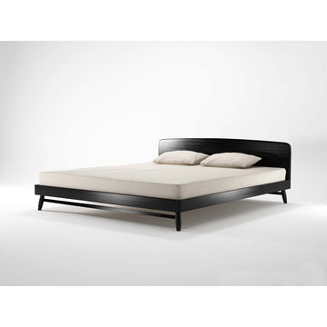 Twist Bed (Oak, Satin Black)