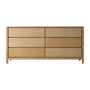 Solid Chest of 6 Drawers - Oak