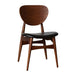 Potter Leather Dining Chair (Walnut)