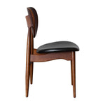 Potter Leather Dining Chair (Walnut)