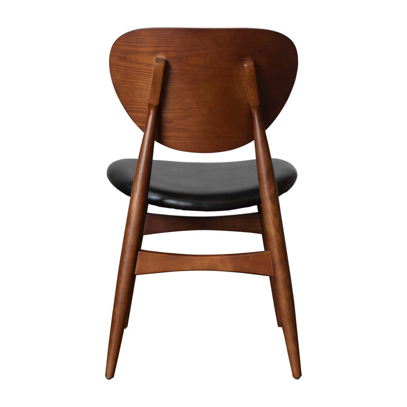 Potter Leather Dining Chair (Walnut)