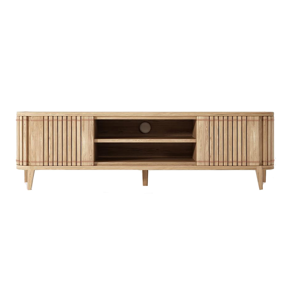 Koppar Media Cabinet with 2 Doors & Removable Shelf