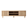Koppar Media Cabinet with 2 Doors & Removable Shelf - Oak