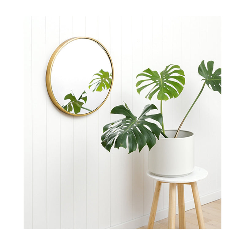 Bella Round Mirror (Brass)