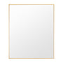 Bella Rectangle Mirror - Brass