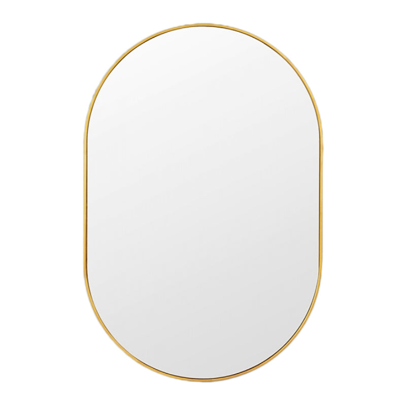 Bjorn Oval Mirror (Brass)