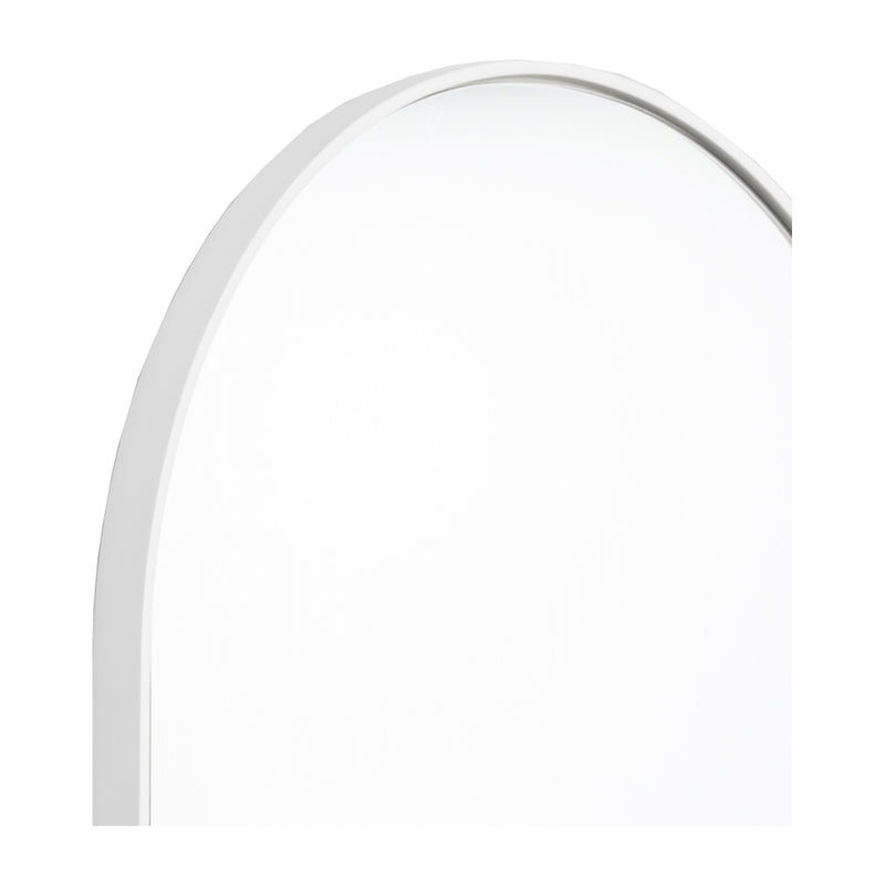 Bjorn Oval Mirror (Bright White)