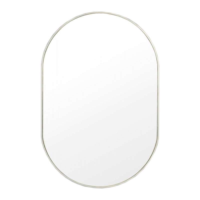 Bjorn Oval Mirror (Silver)