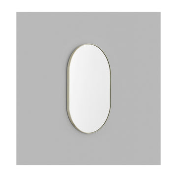 Bjorn Oval Mirror (Silver)