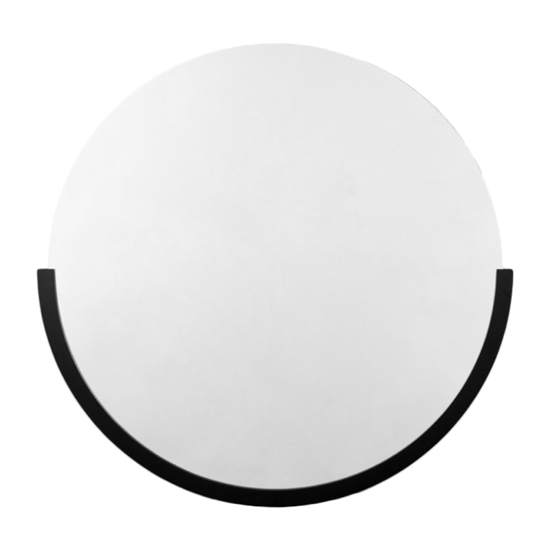 Dawn Round Mirror (Black)