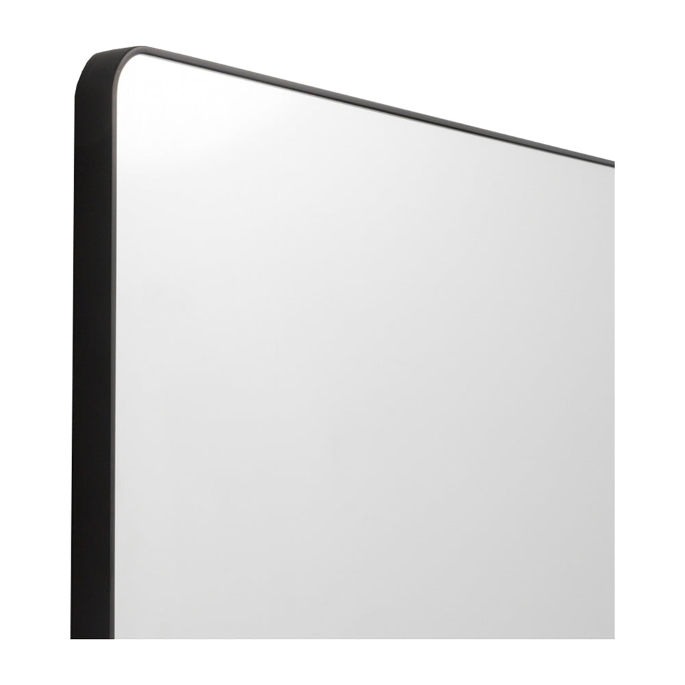 Flynn Curve Rectangle Mirror (Black)