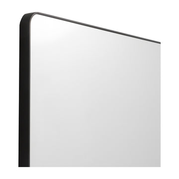 Flynn Curve Rectangle Mirror (Black)