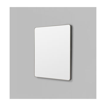 Flynn Curve Rectangle Mirror (Mid Grey)