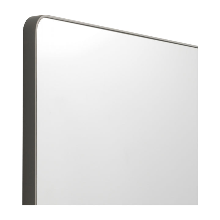 Flynn Curve Rectangle Mirror (Mid Grey)