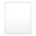 Flynn Curve Rectangle Mirror (Silver)