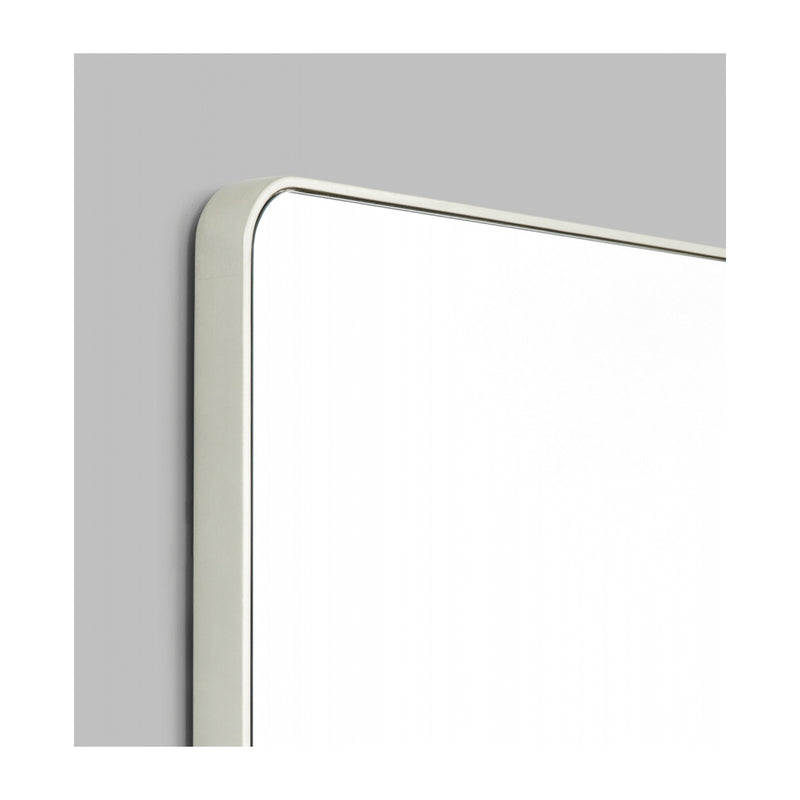 Flynn Curve Rectangle Mirror (Silver)