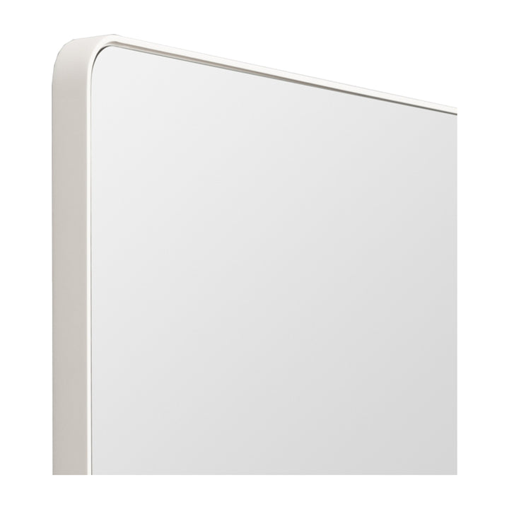 Flynn Curve Rectangle Mirror (Bright White)