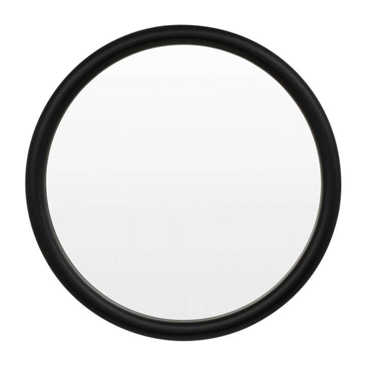 Gertrude Round Mirror (Black)