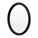 Gertrude Round Mirror (Black)