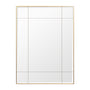 Parlour Rectangle Mirror - Brass