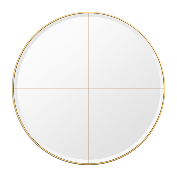 Parlour Round Mirror (Brass)
