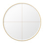 Parlour Round Mirror (Brass) - 60cm Diameter