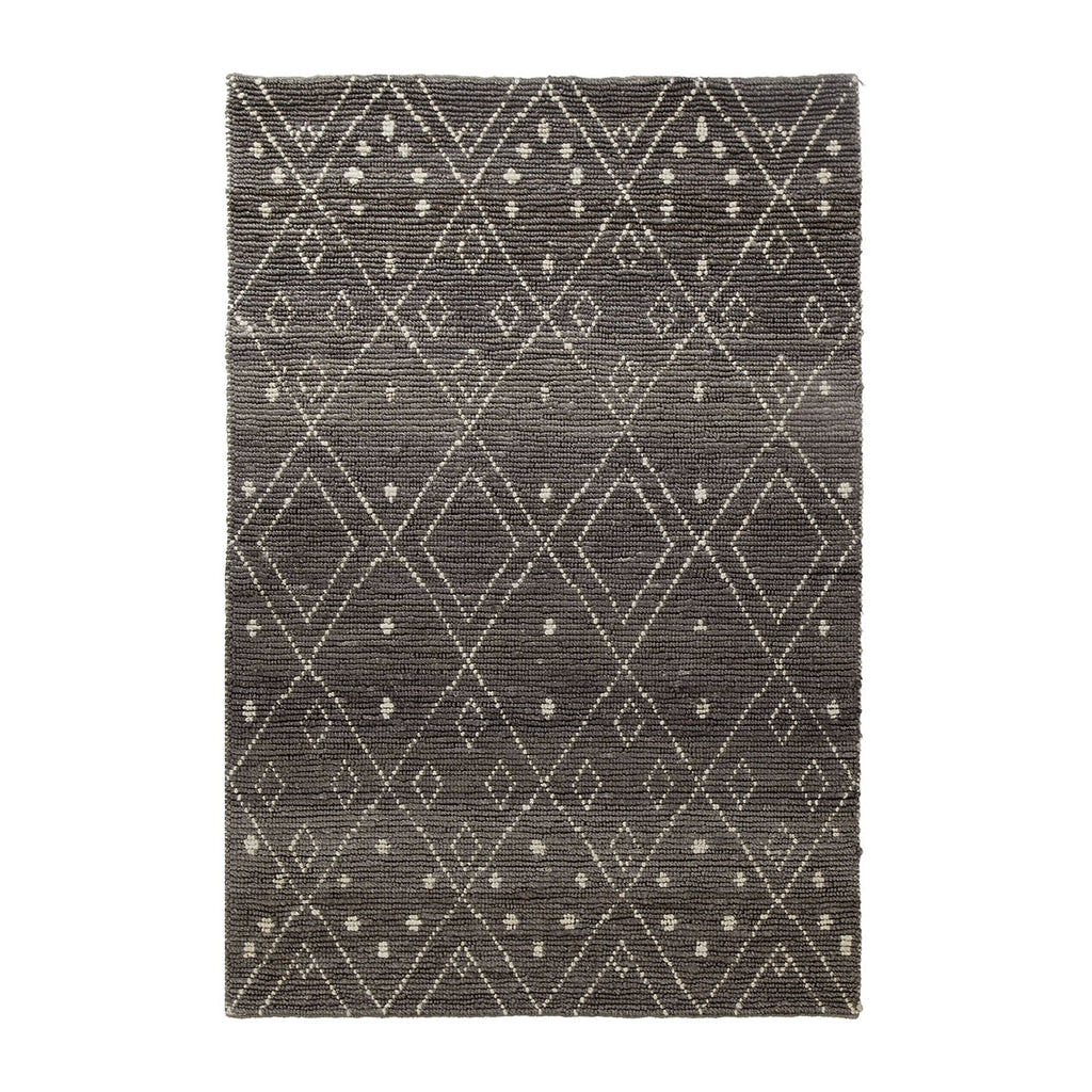 Handmade Grey Jute Rug | Rustic Tribal Look | Buy Online – Life Interiors