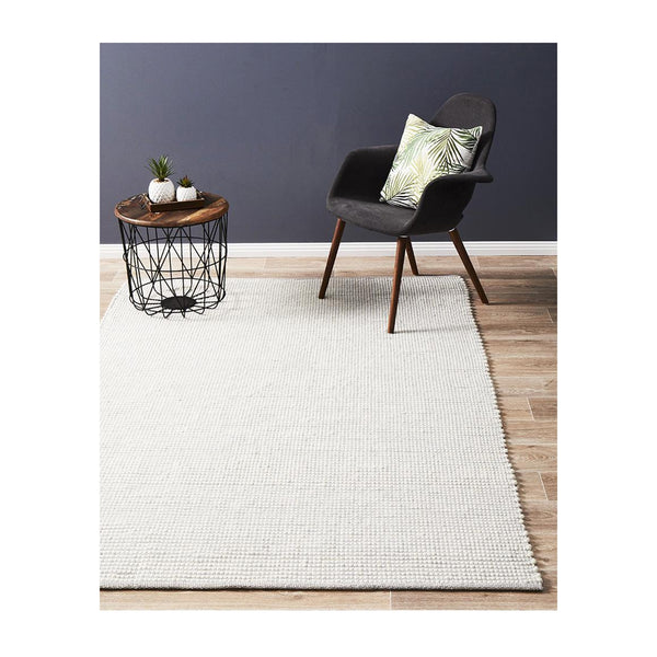 Grey Weave Rectangle Rug | Buy Loft Online – Life Interiors