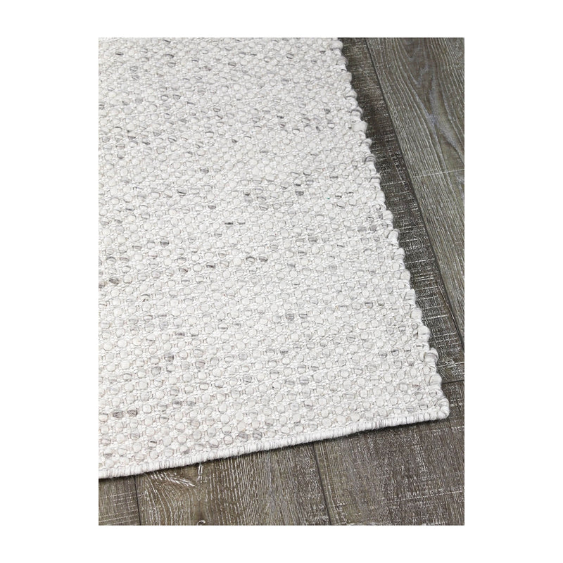Kobe Rug Contemporary Silver Rectangle Rug | Online Buy Kobe Flatweave Wool ...