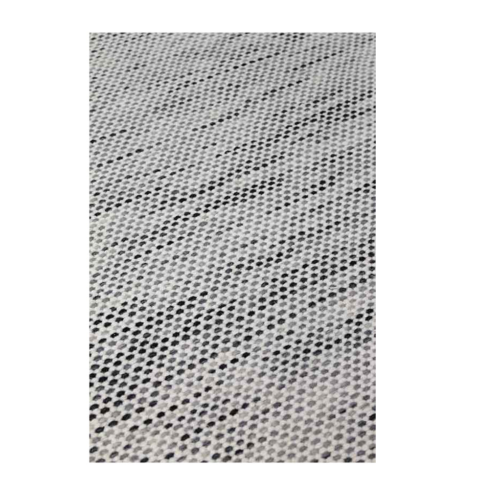 Contemporary Charcoal Rectangle Rug | Buy Subi Wool Weave Online – Life ...