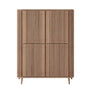 Koppar Cupboard with 4 Doors - Teak