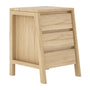 Circa Side Table 3 Drawers - Oak