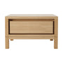 Solid Bedside Table - Oak