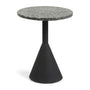 Delano Side Table (Black, Black Terrazzo, 40cm Diameter) - Delano Side Table (Black, Black Terrazzo, 40cm Diameter)